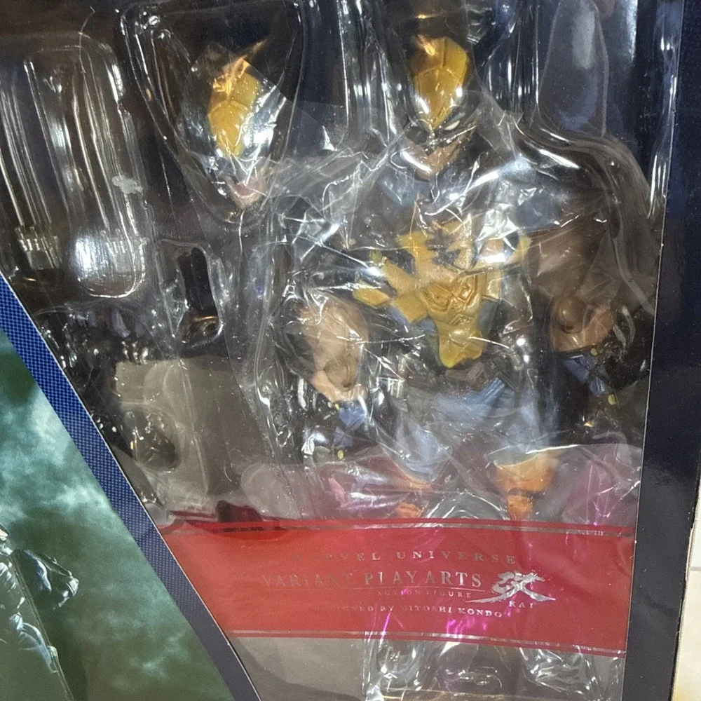 Play Arts Kai Wolverine Variant Marvel Action Figure Hitoshi Kondo 9.5in